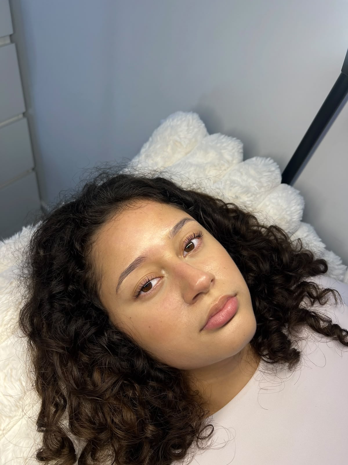Finished Korean lash lift treatment